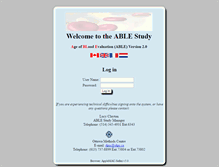 Tablet Screenshot of able.ohri.ca
